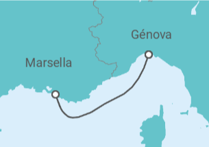 Itinerario del Crucero Italia - Costa Cruceros
