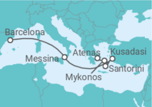 Itinerario del Crucero Grecia, Turquía, Italia - Celebrity Cruises