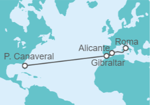 Itinerario del Crucero Gibraltar, España - Norwegian Cruise Line