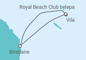 Itinerario del Crucero Vanuatu - Royal Caribbean