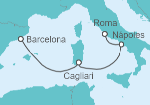 Itinerario del Crucero Italia - Costa Cruceros