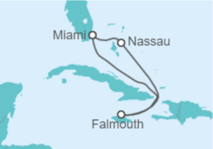 Itinerario del Crucero Bahamas, Jamaica - Royal Caribbean