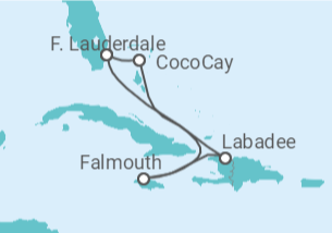 Itinerario del Crucero Perfect Day at CocoCay, Falmouth y Labadee - Royal Caribbean