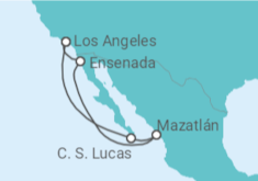 Itinerario del Crucero México - Norwegian Cruise Line