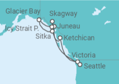 Itinerario del Crucero Alaska - Norwegian Cruise Line