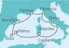 Itinerario del Crucero Francia - Norwegian Cruise Line