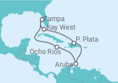 Itinerario del Crucero USA, Aruba, Jamaica - Norwegian Cruise Line