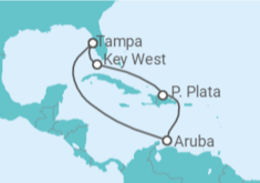 Itinerario del Crucero USA, Aruba - Norwegian Cruise Line