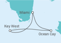Itinerario del Crucero USA TI - MSC Cruceros