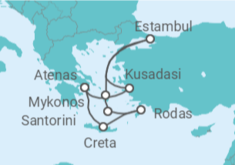 Itinerario del Crucero Turquía, Grecia - Norwegian Cruise Line