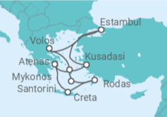 Itinerario del Crucero Turquía, Grecia - Norwegian Cruise Line