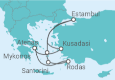 Itinerario del Crucero Turquía, Grecia - Norwegian Cruise Line