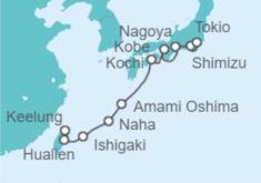 Itinerario del Crucero desde Keelung (Taiwan) a Tokio - Norwegian Cruise Line