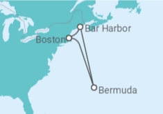 Itinerario del Crucero USA - Norwegian Cruise Line