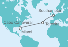 Itinerario del Crucero USA - Cunard