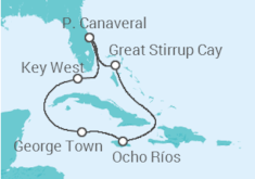 Itinerario del Crucero USA, Islas Caimán, Jamaica - Norwegian Cruise Line
