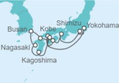 Itinerario del Crucero Japón, Corea Del Sur - Princess Cruises