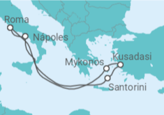 Itinerario del Crucero Grecia, Turquía, Italia - Royal Caribbean