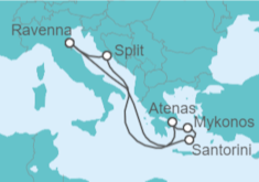 Itinerario del Crucero Grecia, Croacia - Royal Caribbean