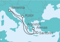 Itinerario del Crucero Montenegro, Grecia - Royal Caribbean