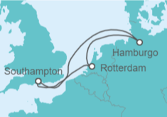 Itinerario del Crucero Alemania, Holanda - Royal Caribbean