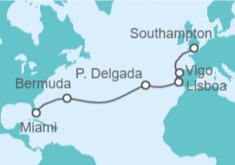 Itinerario del Crucero Bermudas, Portugal, España - Royal Caribbean