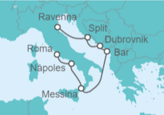 Itinerario del Crucero Italia, Croacia - Royal Caribbean