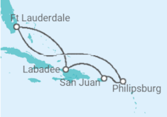 Itinerario del Crucero Saint Maarten, Puerto Rico - Royal Caribbean