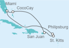 Itinerario del Crucero Puerto Rico, Saint Maarten - Royal Caribbean