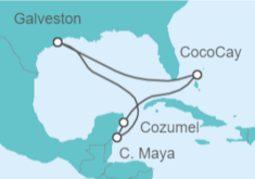 Itinerario del Crucero México - Royal Caribbean