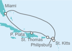 Itinerario del Crucero Saint Maarten, Islas Vírgenes - Eeuu - Royal Caribbean
