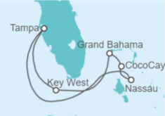 Itinerario del Crucero USA, Bahamas - Royal Caribbean