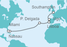 Itinerario del Crucero España, Portugal, Bahamas - Royal Caribbean