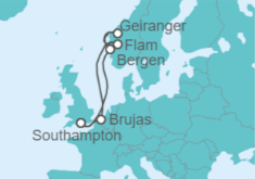 Itinerario del Crucero Bélgica, Noruega - Celebrity Cruises