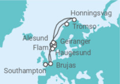 Itinerario del Crucero Bélgica, Noruega - Celebrity Cruises