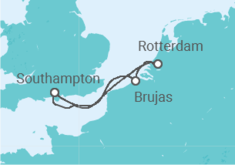 Itinerario del Crucero Holanda, Bélgica - Celebrity Cruises