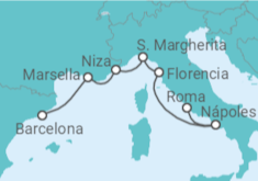 Itinerario del Crucero Italia, Francia - Celebrity Cruises