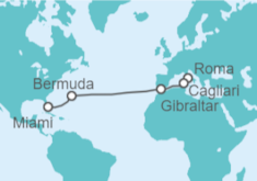 Itinerario del Crucero Italia, Gibraltar, Bermudas - Celebrity Cruises