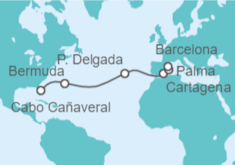 Itinerario del Crucero Bermudas, Portugal, España - Celebrity Cruises