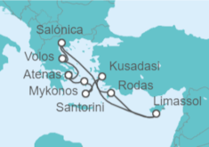 Itinerario del Crucero Grecia, Turquía y Chipre - Celebrity Cruises