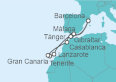 Itinerario del Crucero Islas Canarias - Celebrity Cruises