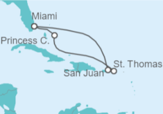Itinerario del Crucero Islas Vírgenes - Eeuu, Puerto Rico - Princess Cruises