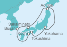 Itinerario del Crucero Corea Del Sur, Japón - Princess Cruises