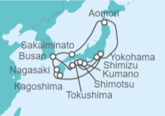 Itinerario del Crucero Corea Del Sur, Japón - Princess Cruises