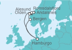 Itinerario del Crucero Alemania, Noruega - Cunard