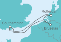 Itinerario del Crucero Bélgica, Holanda - Cunard