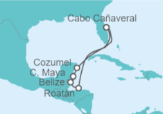 Itinerario del Crucero Honduras, Belice, México - Princess Cruises