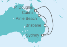 Itinerario del Crucero Australia - Celebrity Cruises