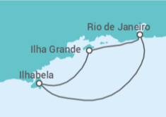 Itinerario del Crucero Brasil - MSC Cruceros