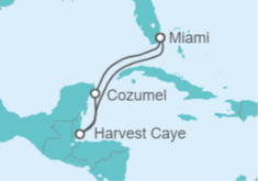 Itinerario del Crucero México - Norwegian Cruise Line